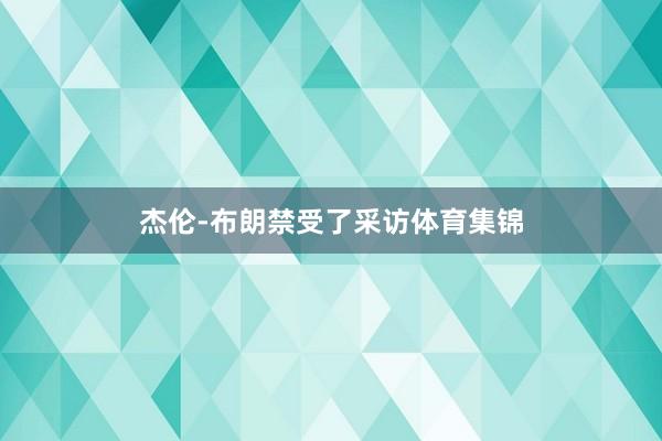 杰伦-布朗禁受了采访体育集锦