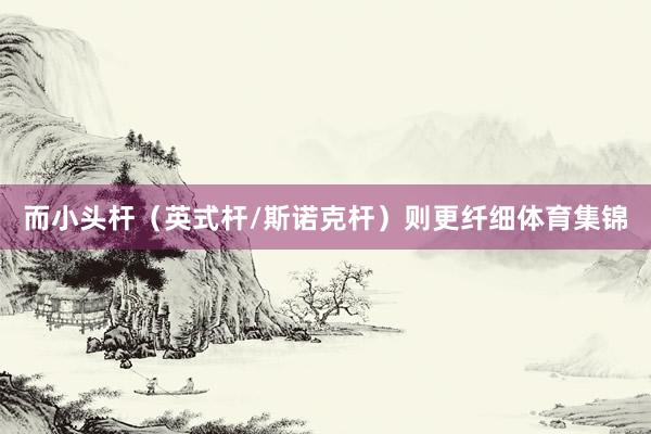 而小头杆（英式杆/斯诺克杆）则更纤细体育集锦