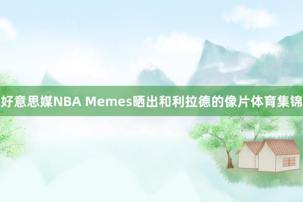 好意思媒NBA Memes晒出和利拉德的像片体育集锦