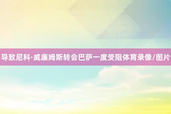 导致尼科·威廉姆斯转会巴萨一度受阻体育录像/图片
