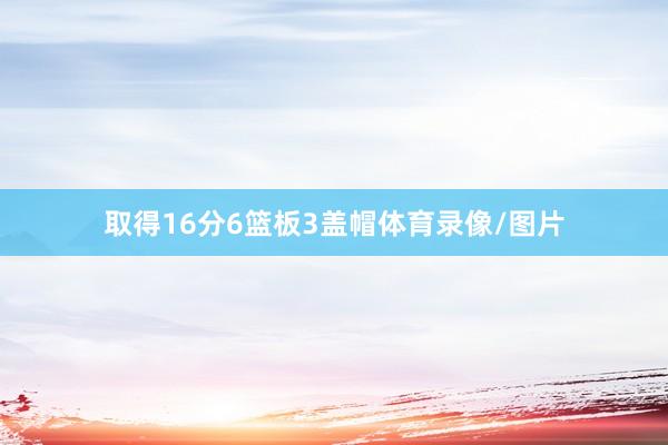 取得16分6篮板3盖帽体育录像/图片