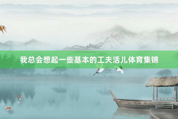 我总会想起一些基本的工夫活儿体育集锦