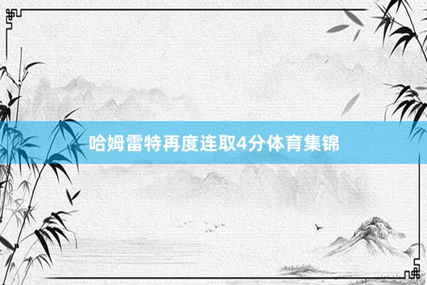 哈姆雷特再度连取4分体育集锦