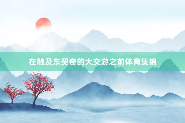 在触及东契奇的大交游之前体育集锦