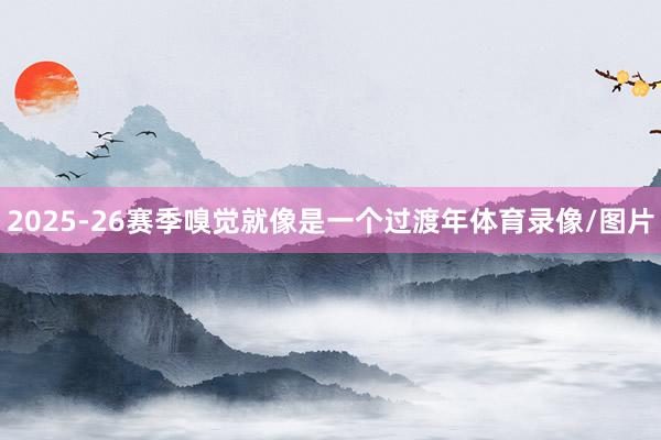 2025-26赛季嗅觉就像是一个过渡年体育录像/图片